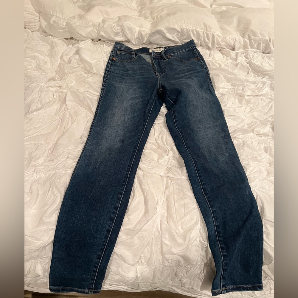 Madewell 10 in high rise skinny